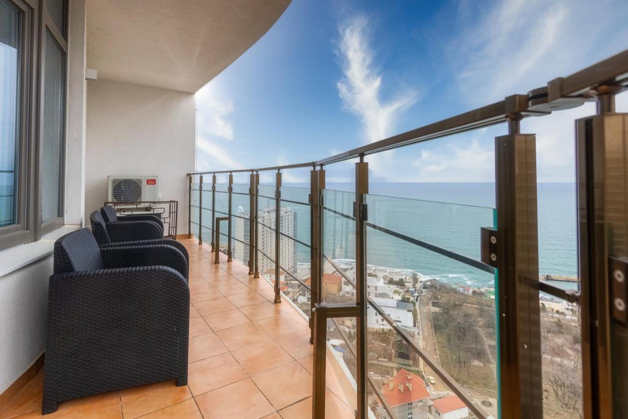 44 Pearl 1-Bedroom Panoramic Sea View Apartment Odessa Esterno foto
